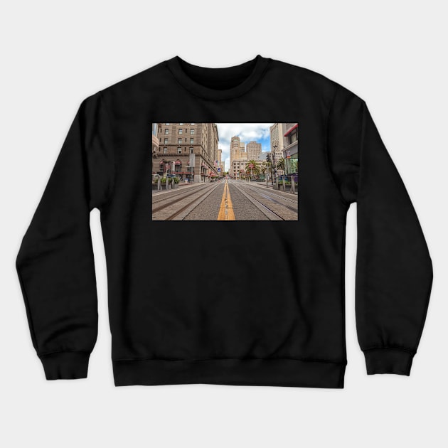 SF Lockdown Crewneck Sweatshirt by jvnimages